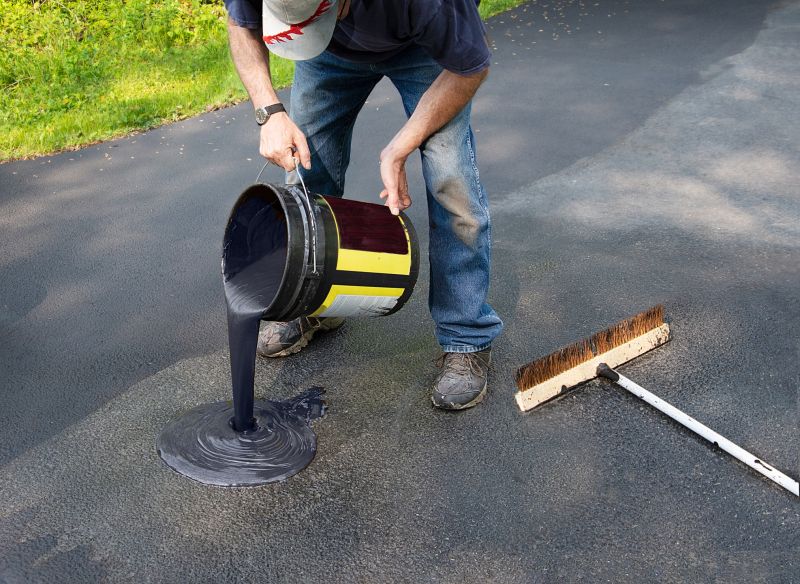 Local Driveway Sealing pros at work