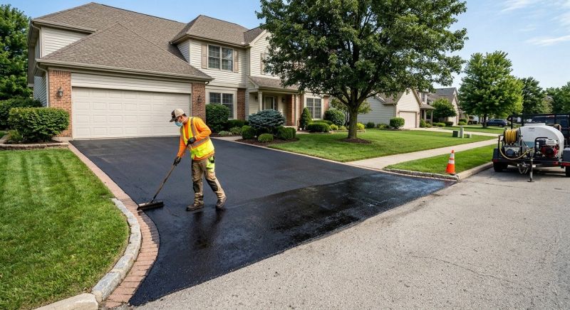 Asphalt Driveway Sealing in Columbus, OH