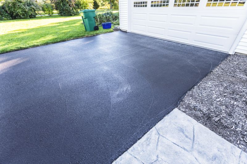 Sealed Driveway with Finish